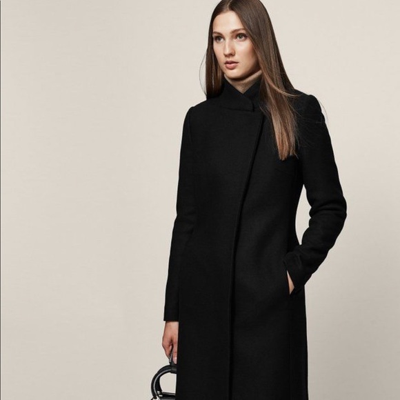 Reiss Jackets & Blazers - REISS | Black Lanston Long Single Breasted Coat 2